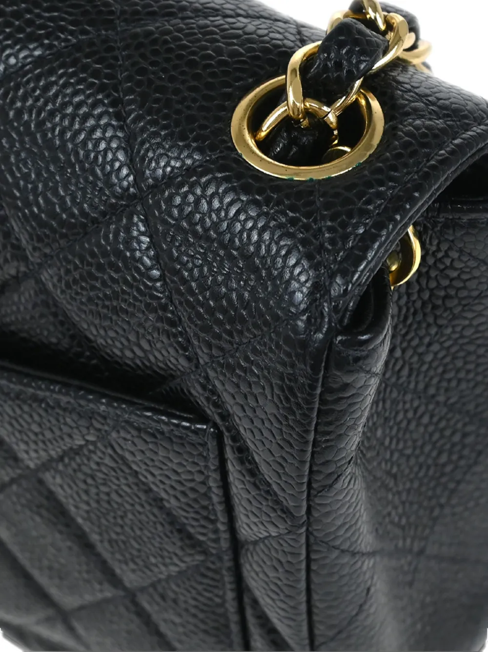 Pre-owned Chanel 2002 Mini Classic Square Flap Shoulder Bag