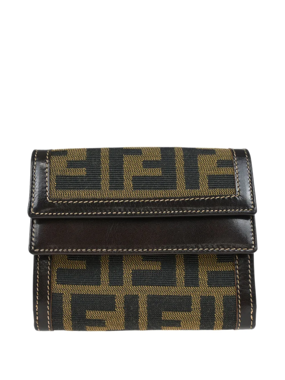 Fendi Pre-Owned 1990-2000 Zucca wallet | Brown | Image 1