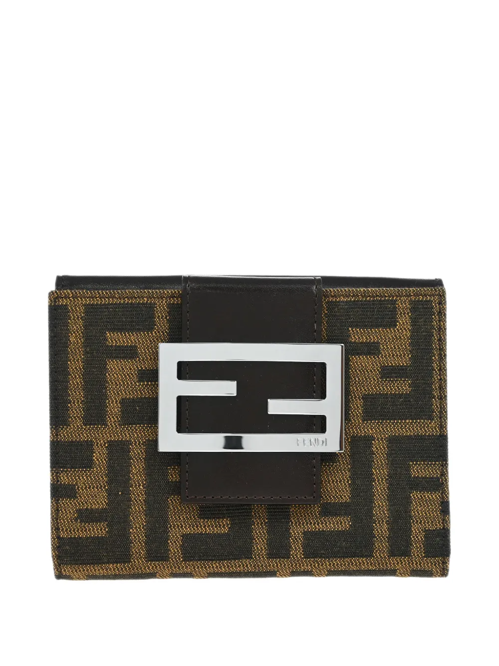 Fendi Pre-Owned 1990-2000s Zucca-monogram wallet | Brown | Image 1