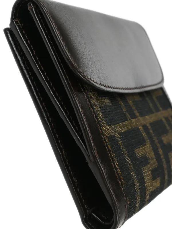 Fendi Pre-Owned 1990-2000 Zucca Wallet | Brown | FARFETCH