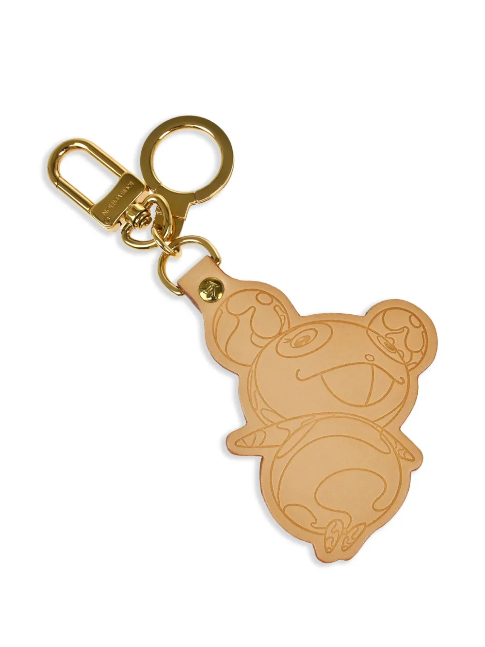 Louis Vuitton Pre-Owned x Takashi Murakami 2004 panda-motif keyring | Gold | Image 1