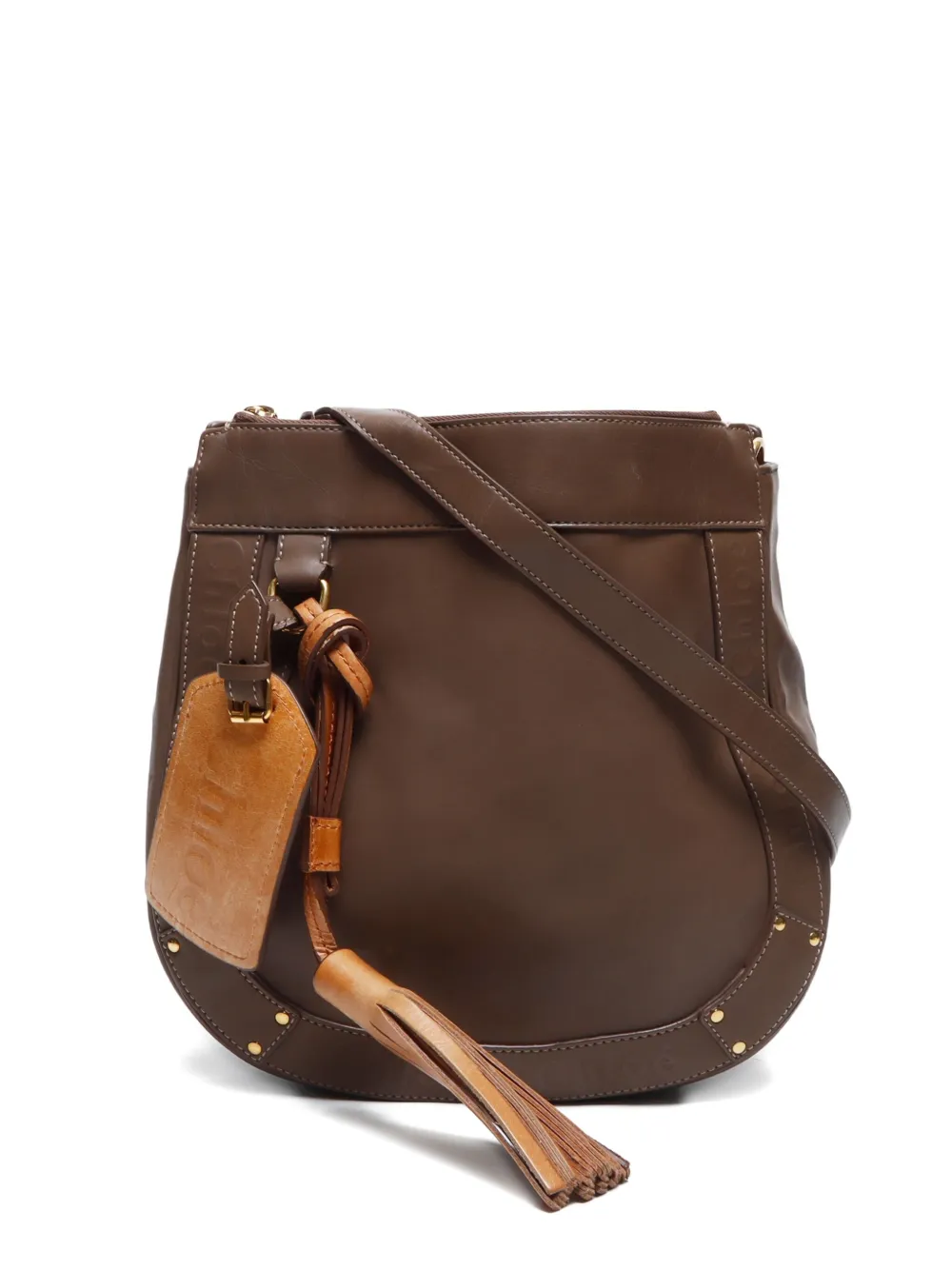Chloé Pre-Owned 2000-2010s レザーショルダーバッグ - ブラウン Chloé Pre-Owned 2000-2010s レザーショルダーバッグ - ブラウン