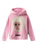 Nununu graphic-print hoodie - Pink