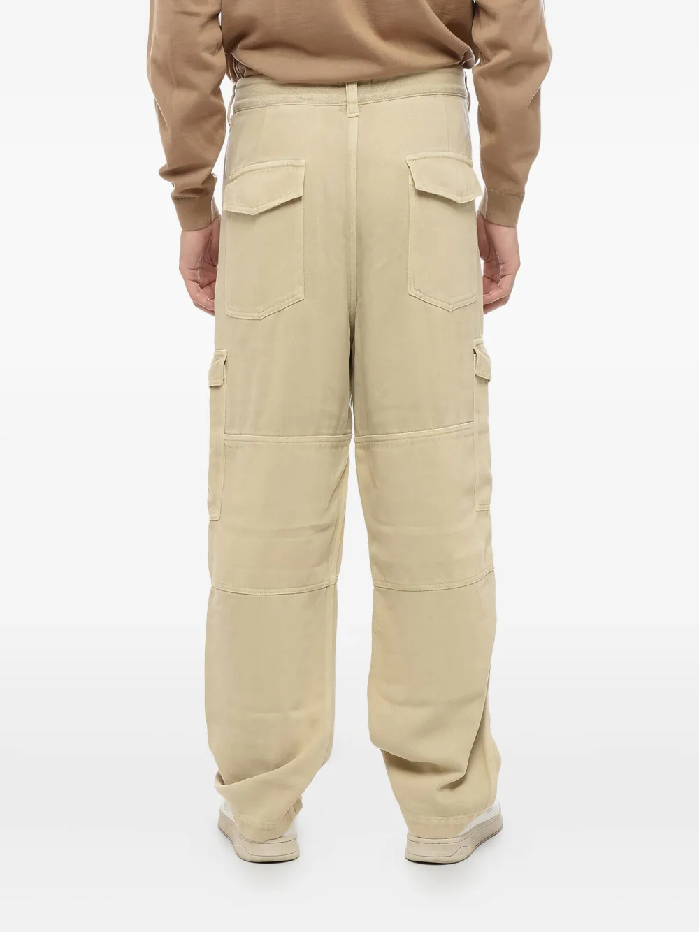 MARANT Terence mid waist cargo jeans Beige