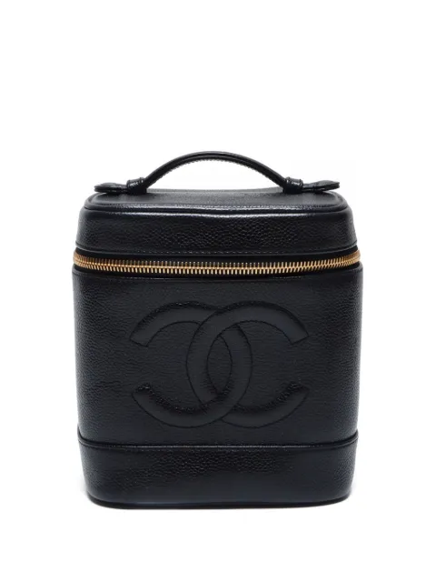 CHANEL Pre-Owned 2000-2001 CC-Mark leather handbag
