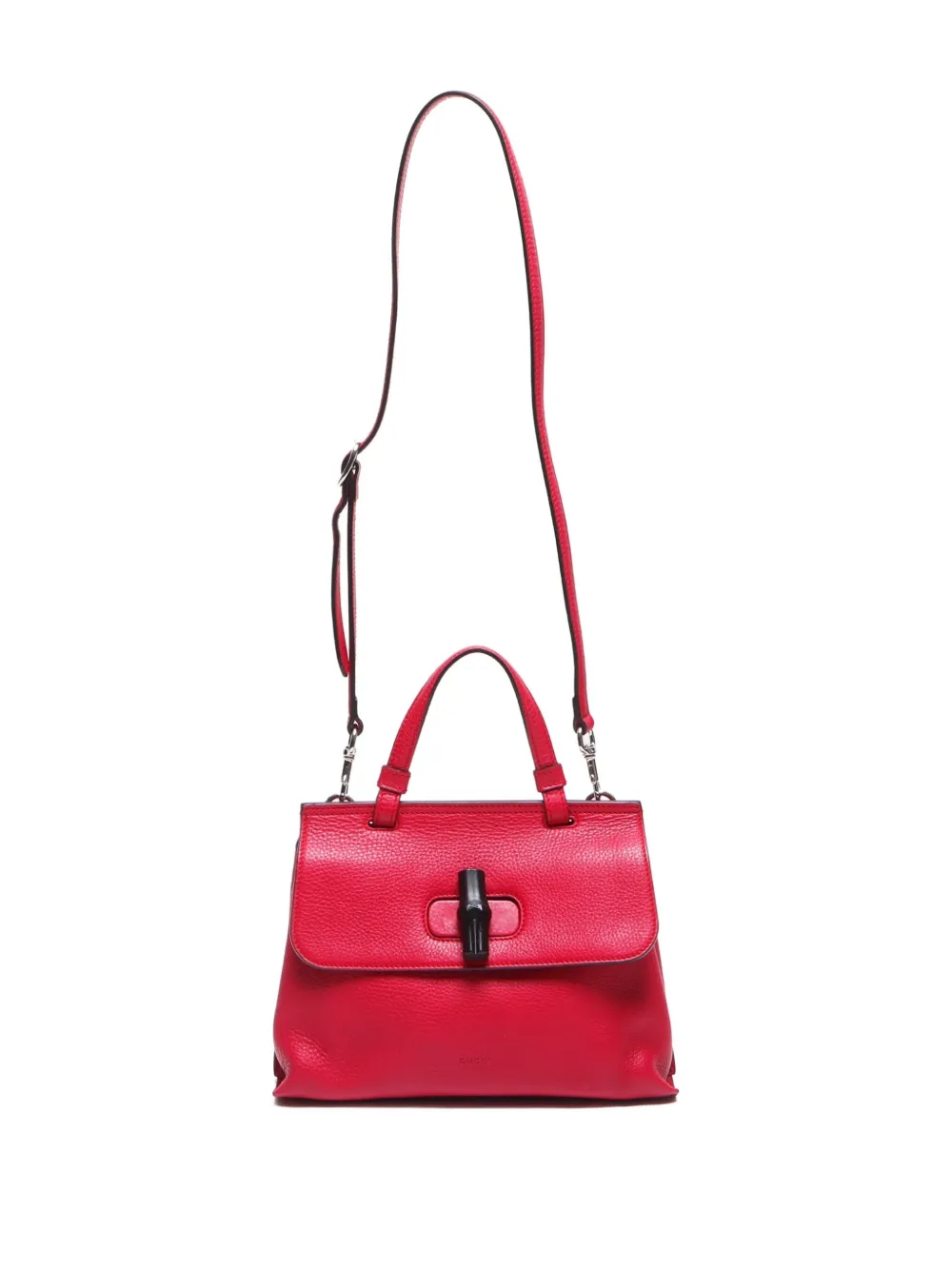 Pre-owned Gucci 2015-2020s Small Bamboo Daily Tote Bag