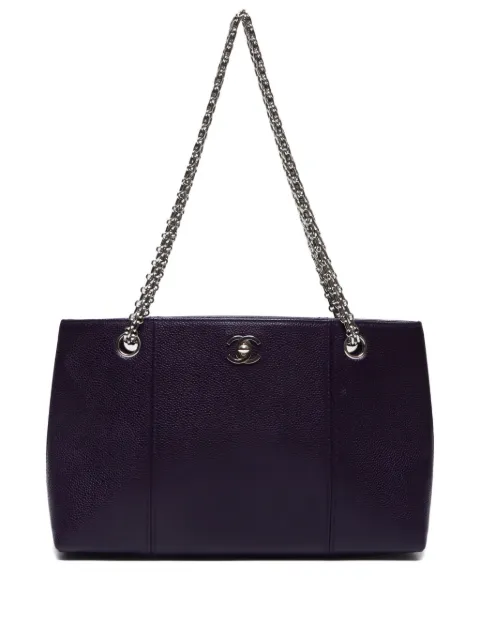 CHANEL Pre-Owned 2000-2001 small caviar-leather shoulder bag