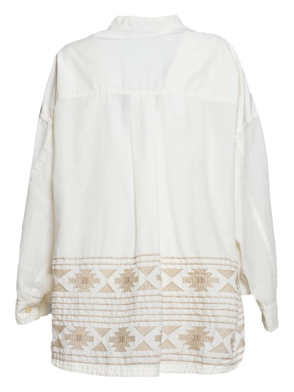 Bazar Deluxe embroidered blouse - Wit