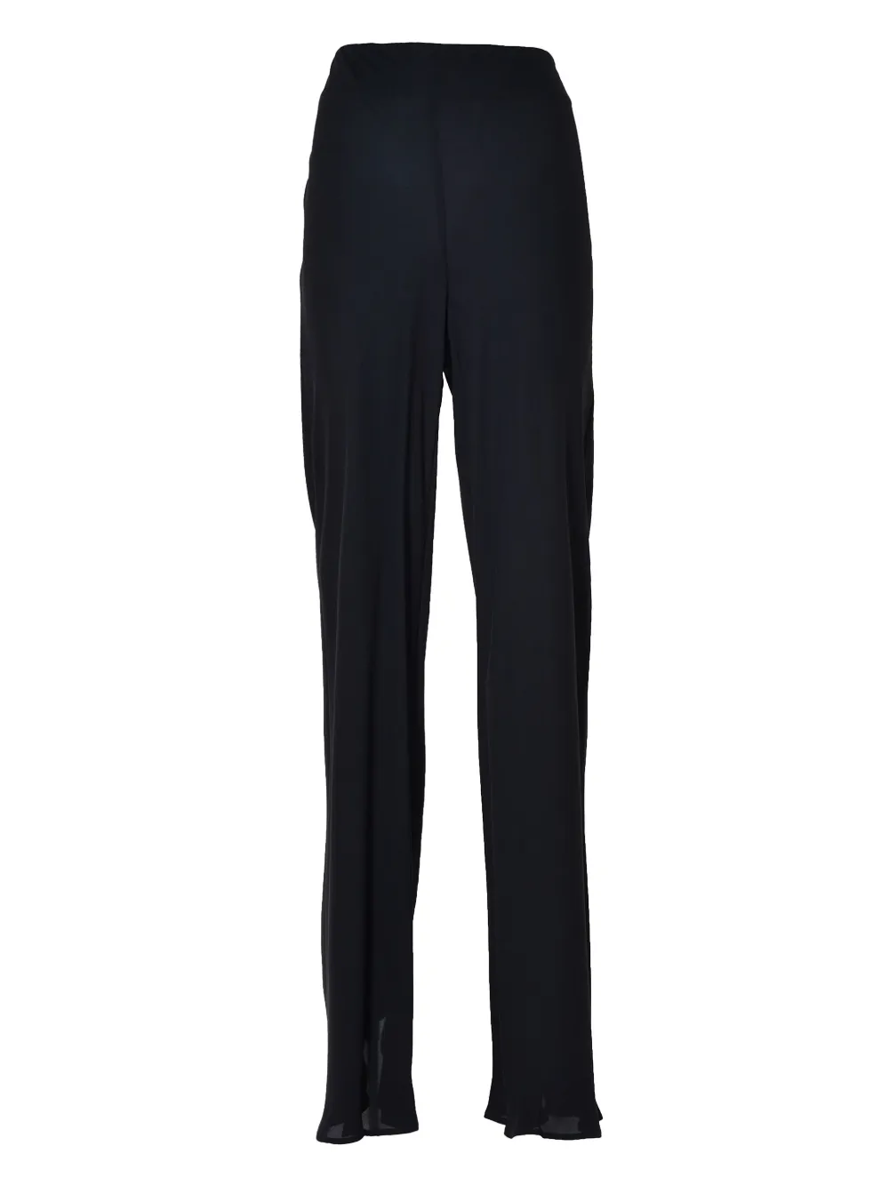Alberta Ferretti high-waisted trousers - Zwart