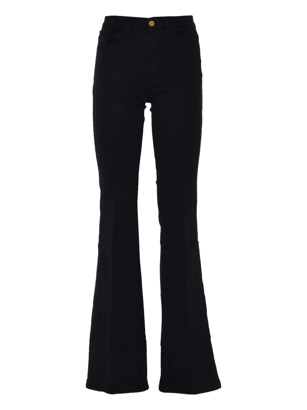 Merci cotton flared jeans - ブラック Merci cotton flared jeans - ブラック