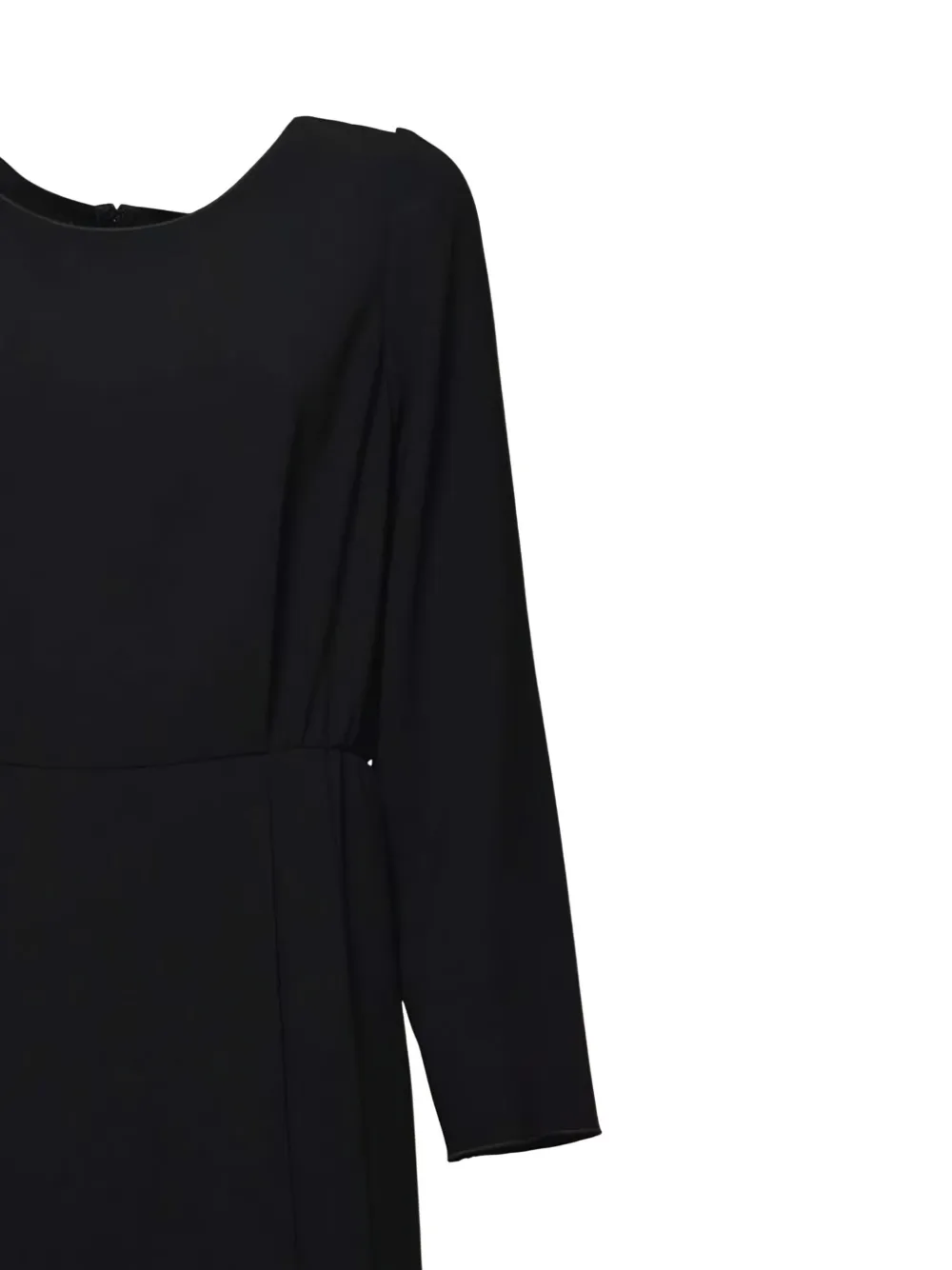 ASPESI Midi-jurk met lange mouwen Zwart