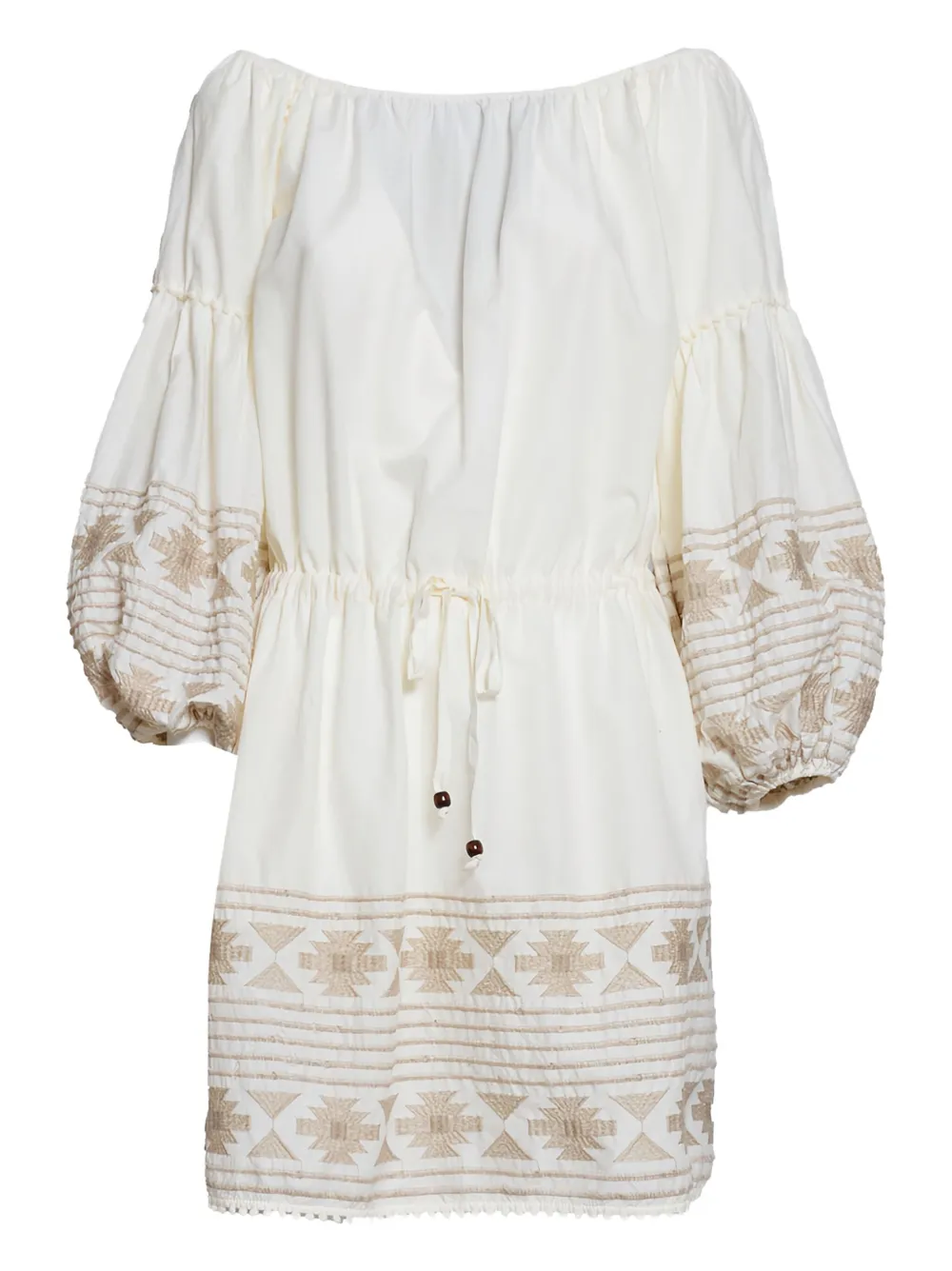 BAZAR DELUXE EMBROIDERED MINI DRESS 