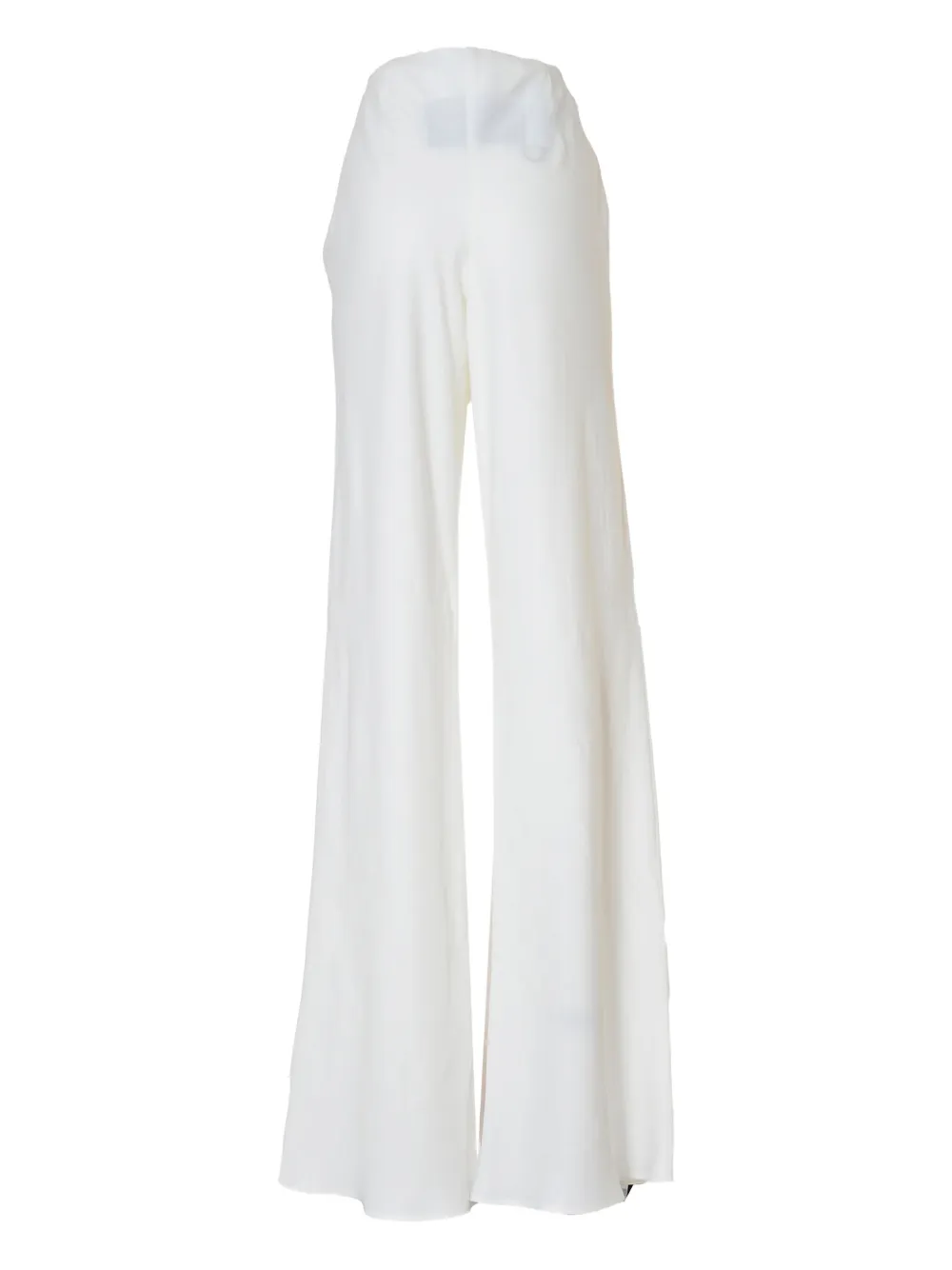 Alberta Ferretti linen high-waisted trousers - Wit
