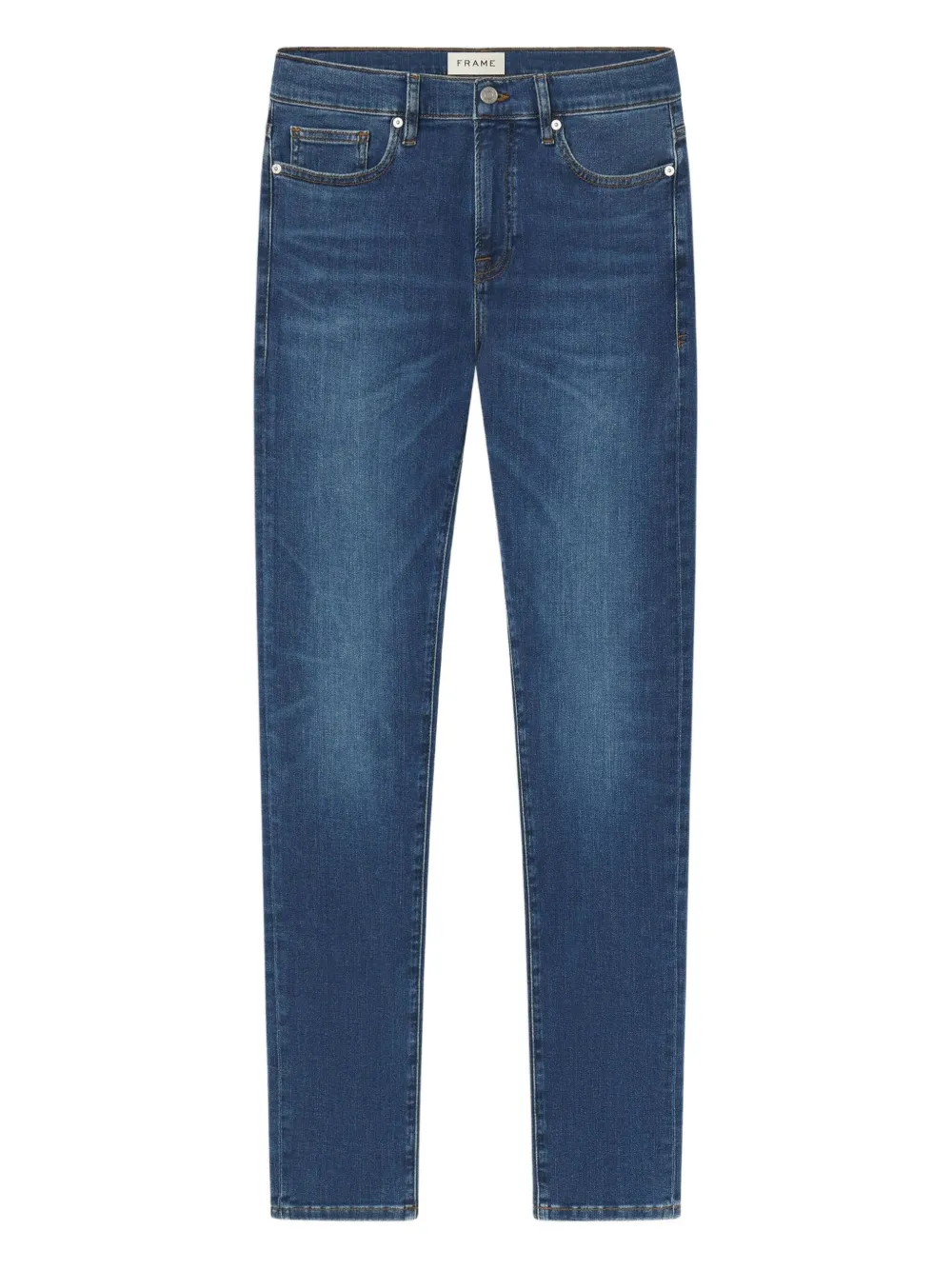 FRAME five-pocket design straight jeans | Blue | Image 1