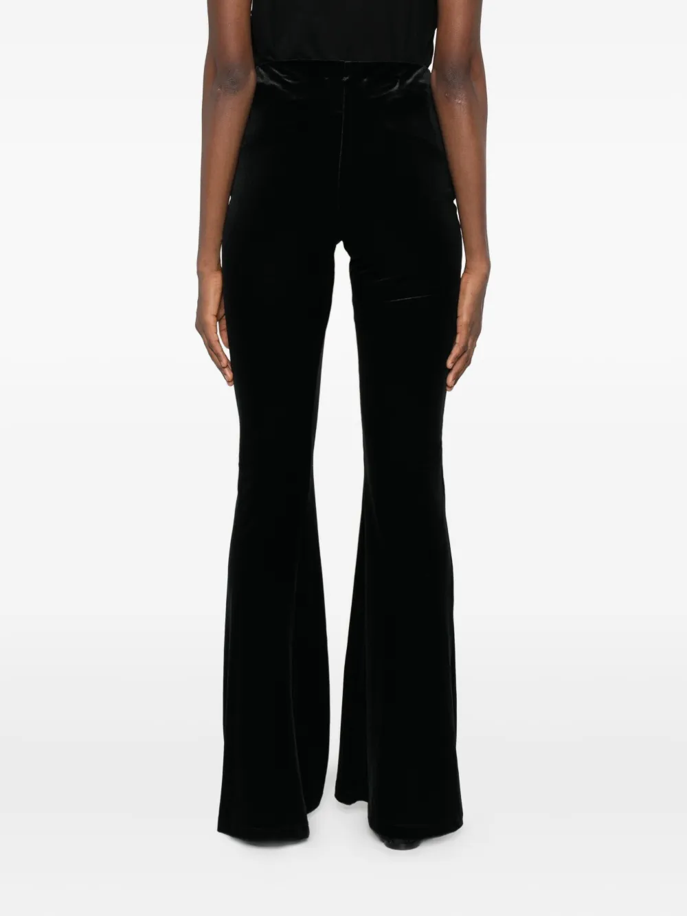 Maje Flared broek Zwart