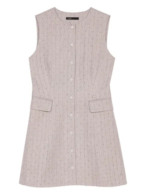 Maje vestido con detalles de strass