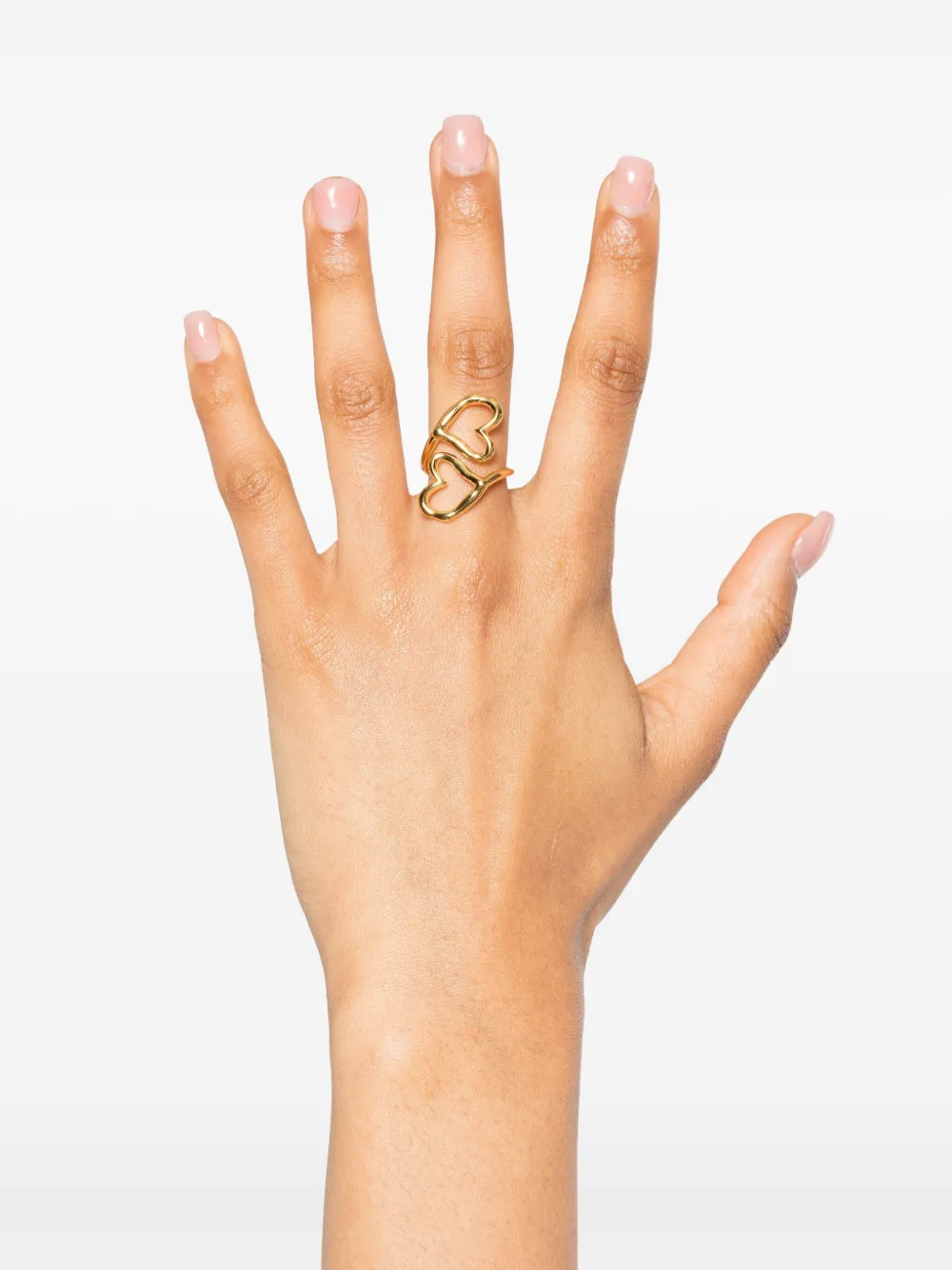  Maje Double-heart Ring - Gold 