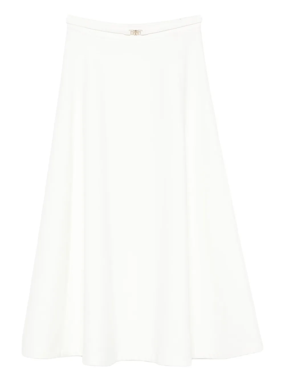 logo-plaque A-line skirt