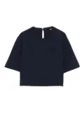 Maje embroidered t-shirt - Blue