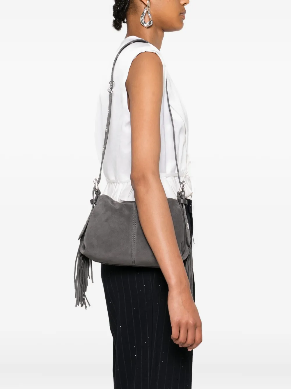 Maje Miss M Mini-Tasche mit Fransen | Mini-Taschen | Image 2