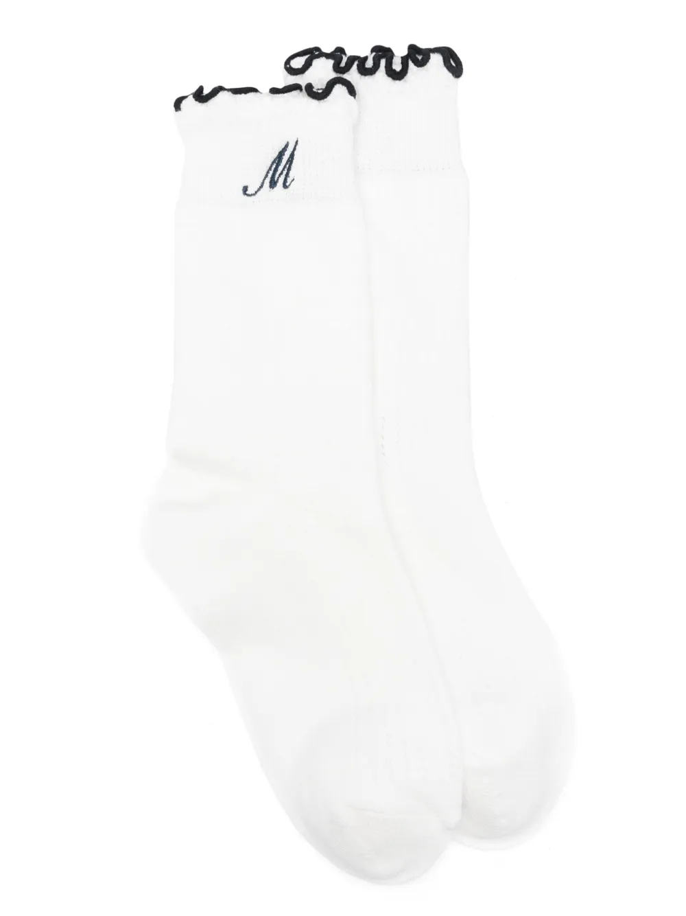 Maje pointelle socks | White | Image 1