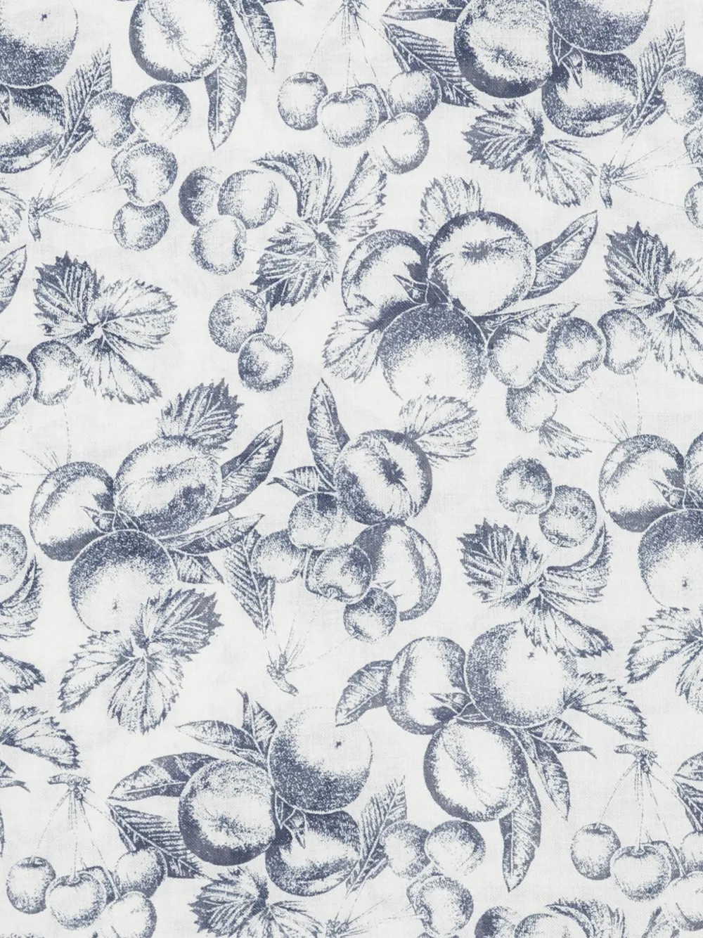 Maje Sjaal met fruitprint - Beige