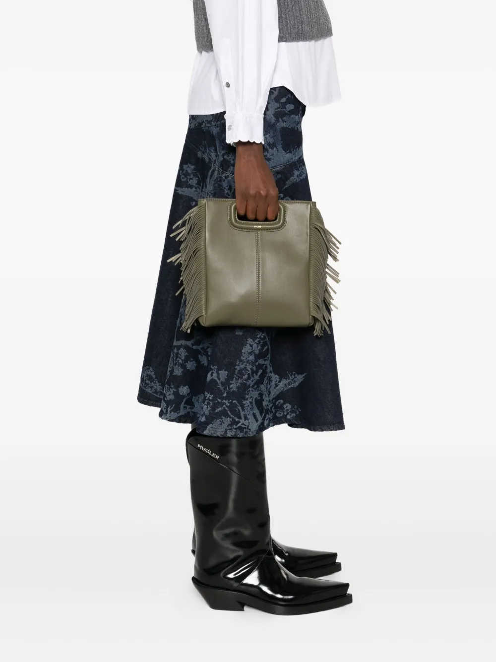 Maje Kleine M shopper - Groen