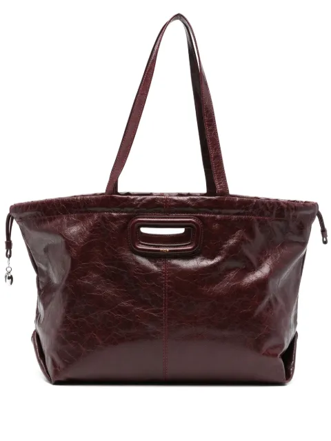 Maje leather tote bag