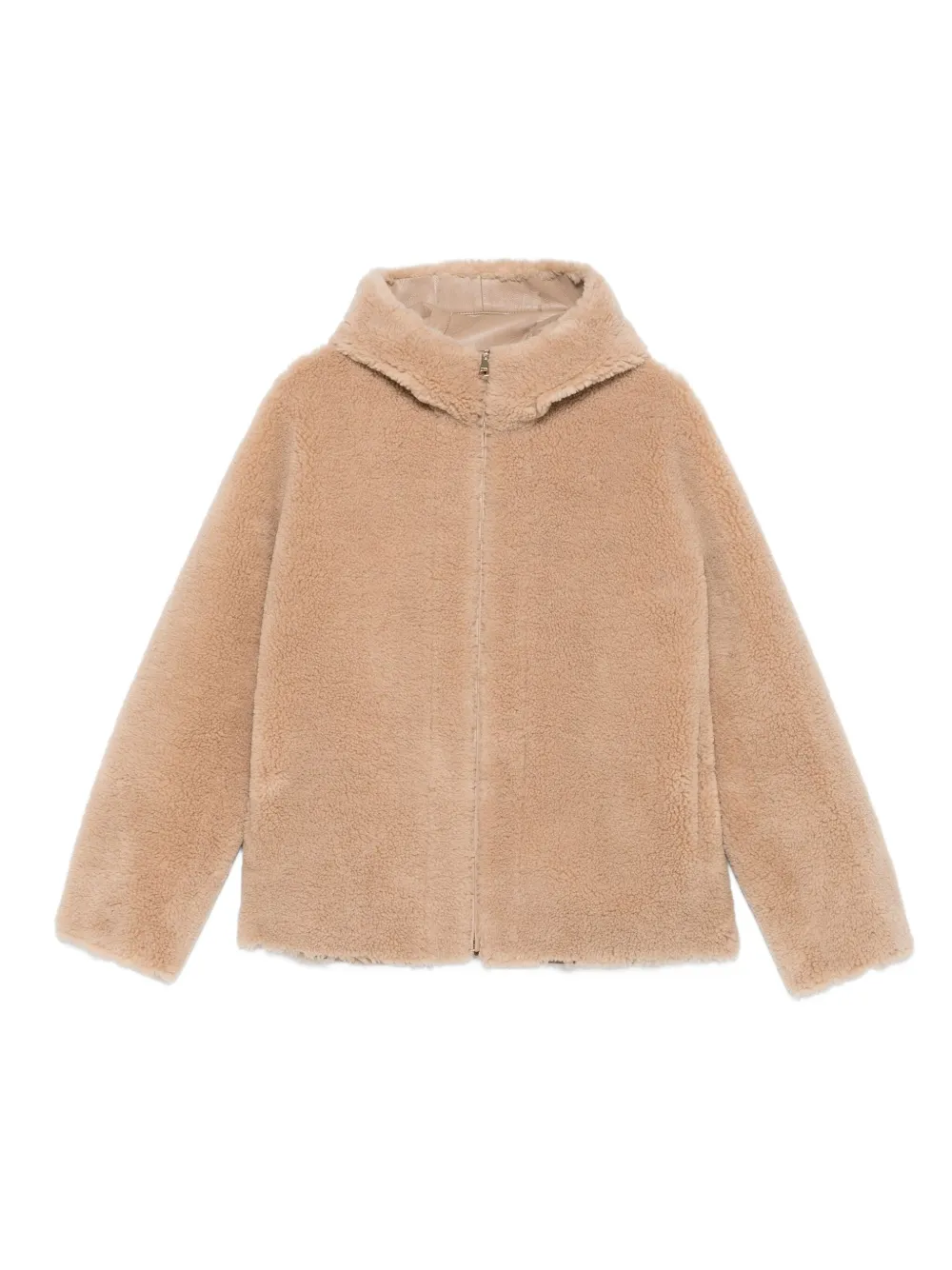 Maje hooded zip-up jacket | Brown | Image 1