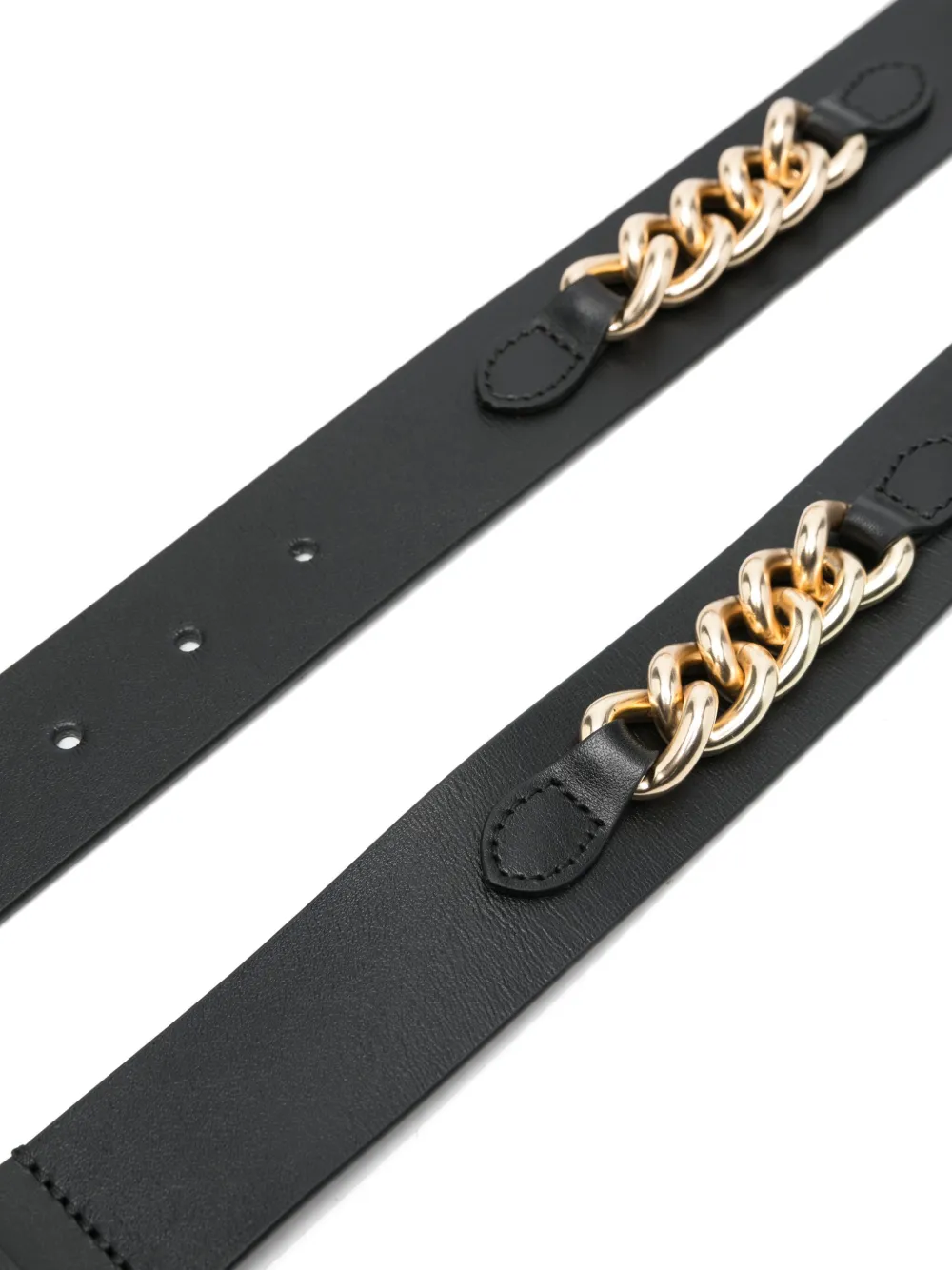 Maje Riem met schakelketting - Zwart