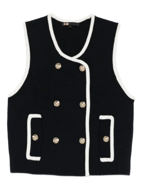Maje button-fastening vest