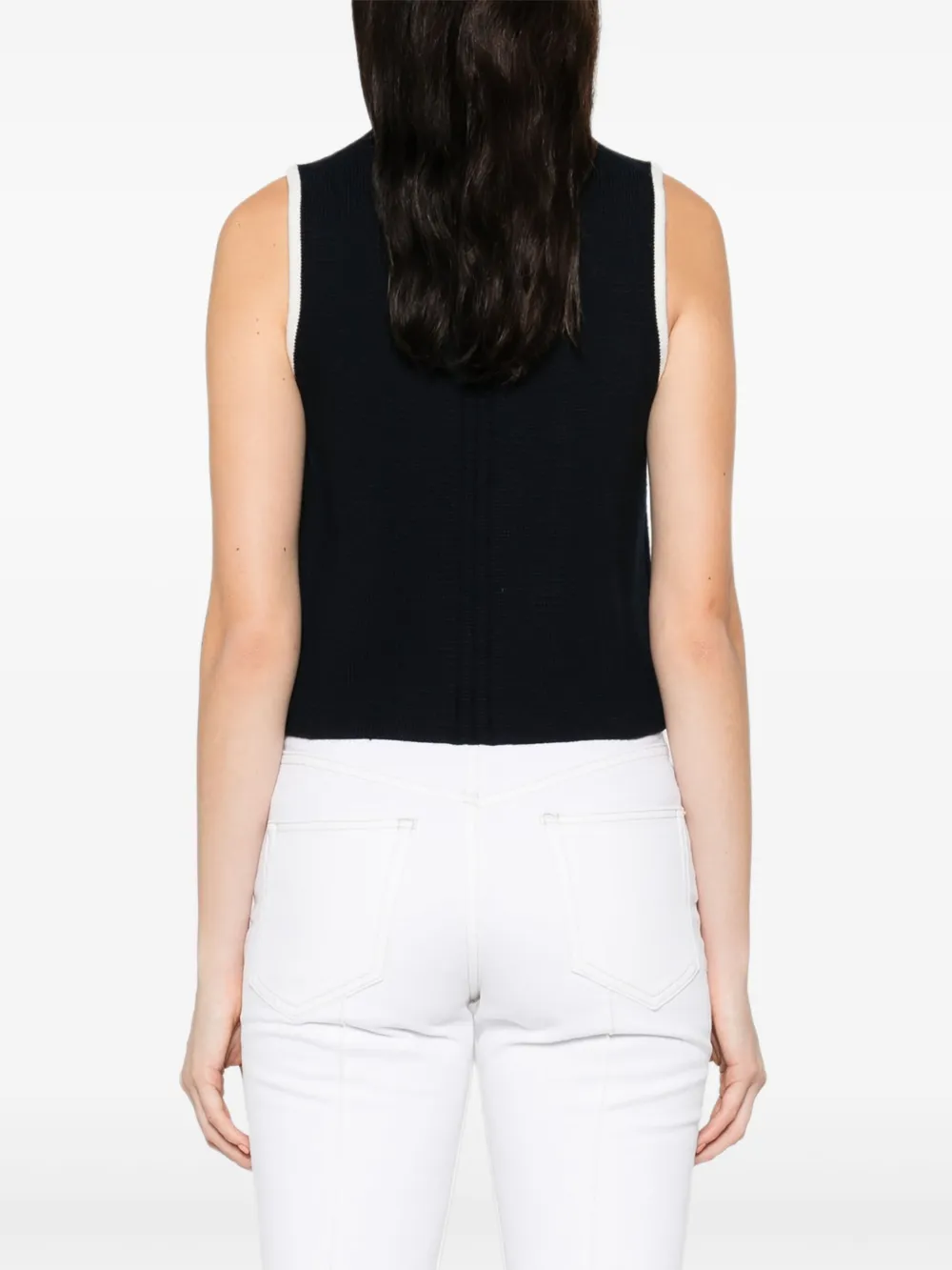 Maje Spencer met knoopsluiting Blauw