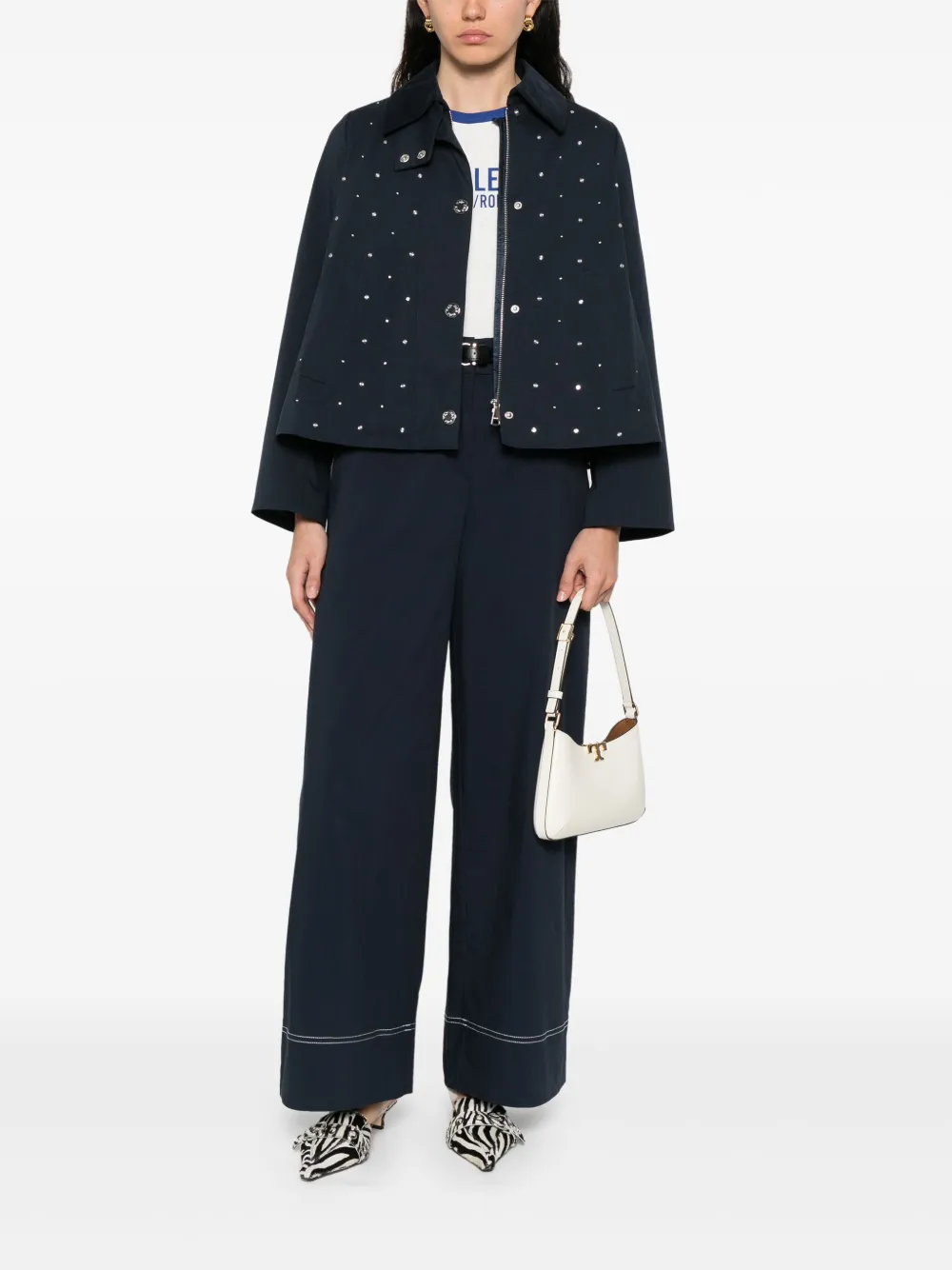 Maje single-breasted jacket | Cropped Jackets | Image 2