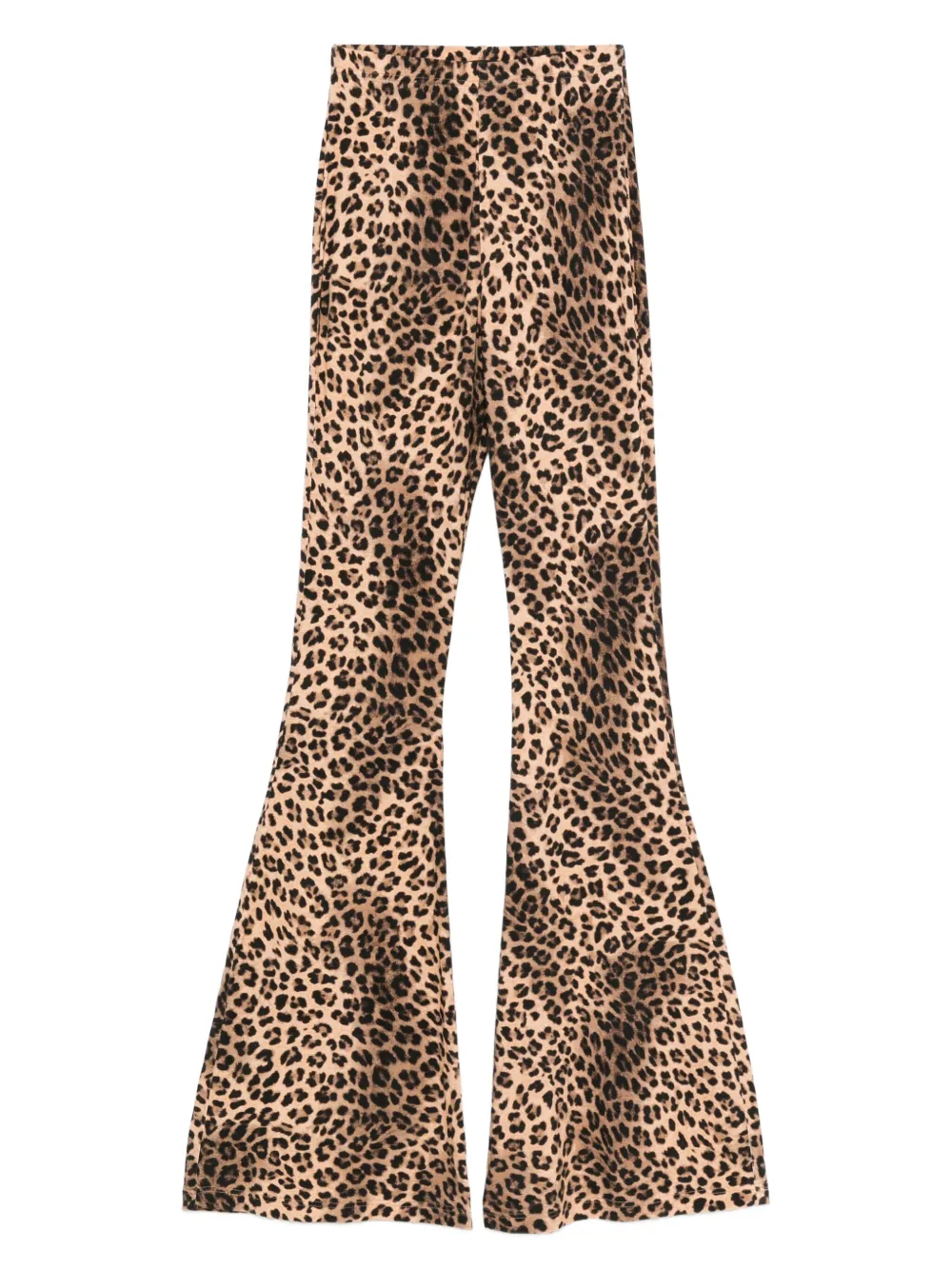 Maje leopard print flared trousers | Brown | Image 1