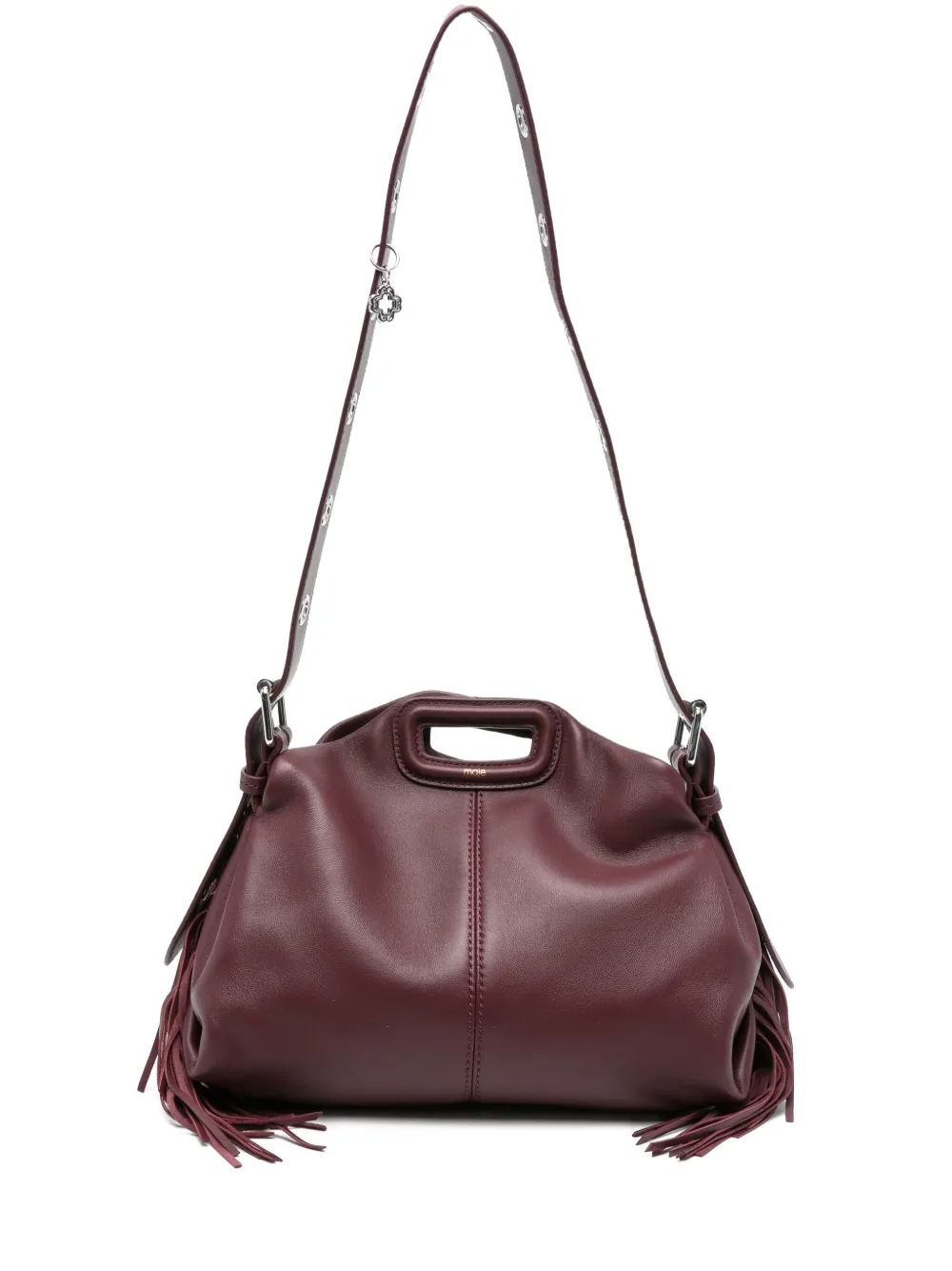 Maje tote con flecos | rojo | Image 1
