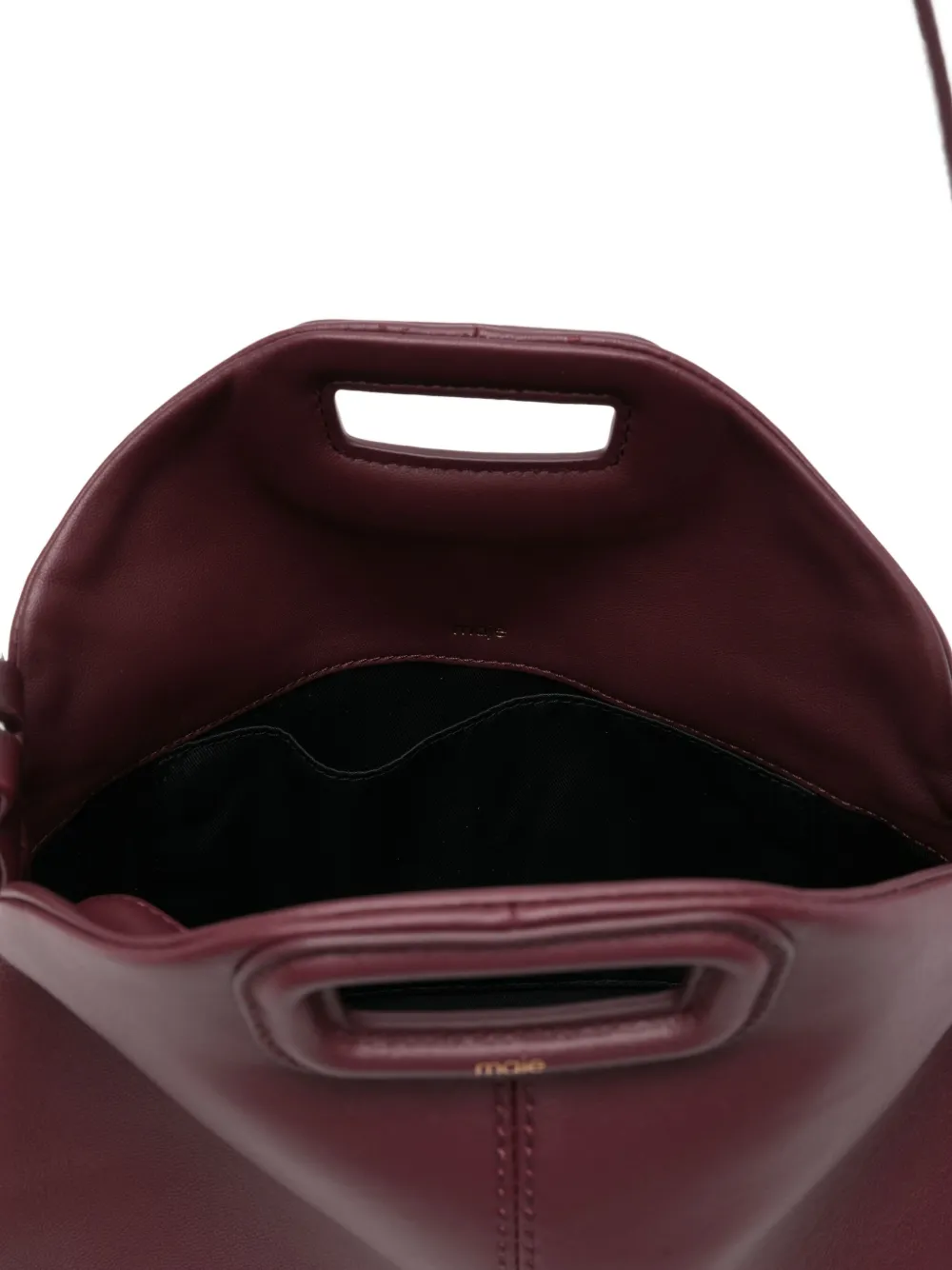 Maje Leren shopper Rood