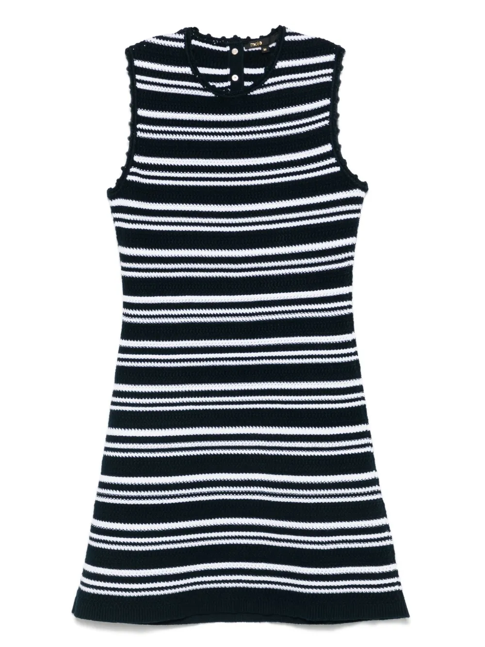 Maje Gestreepte jurk Blauw