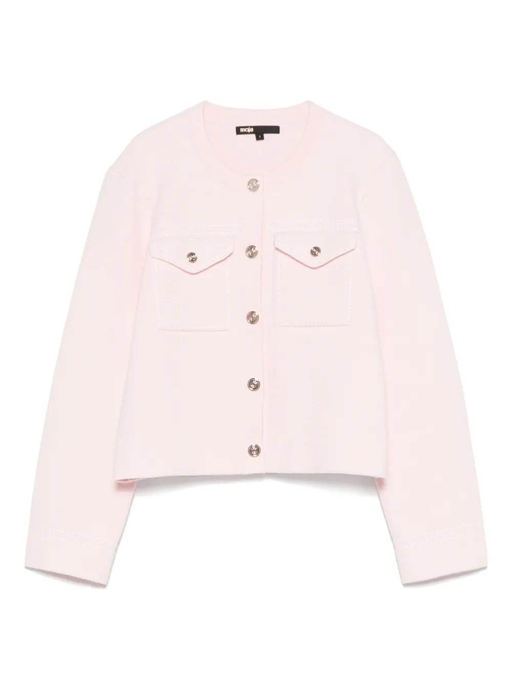 Maje tweed cardigan - Pink