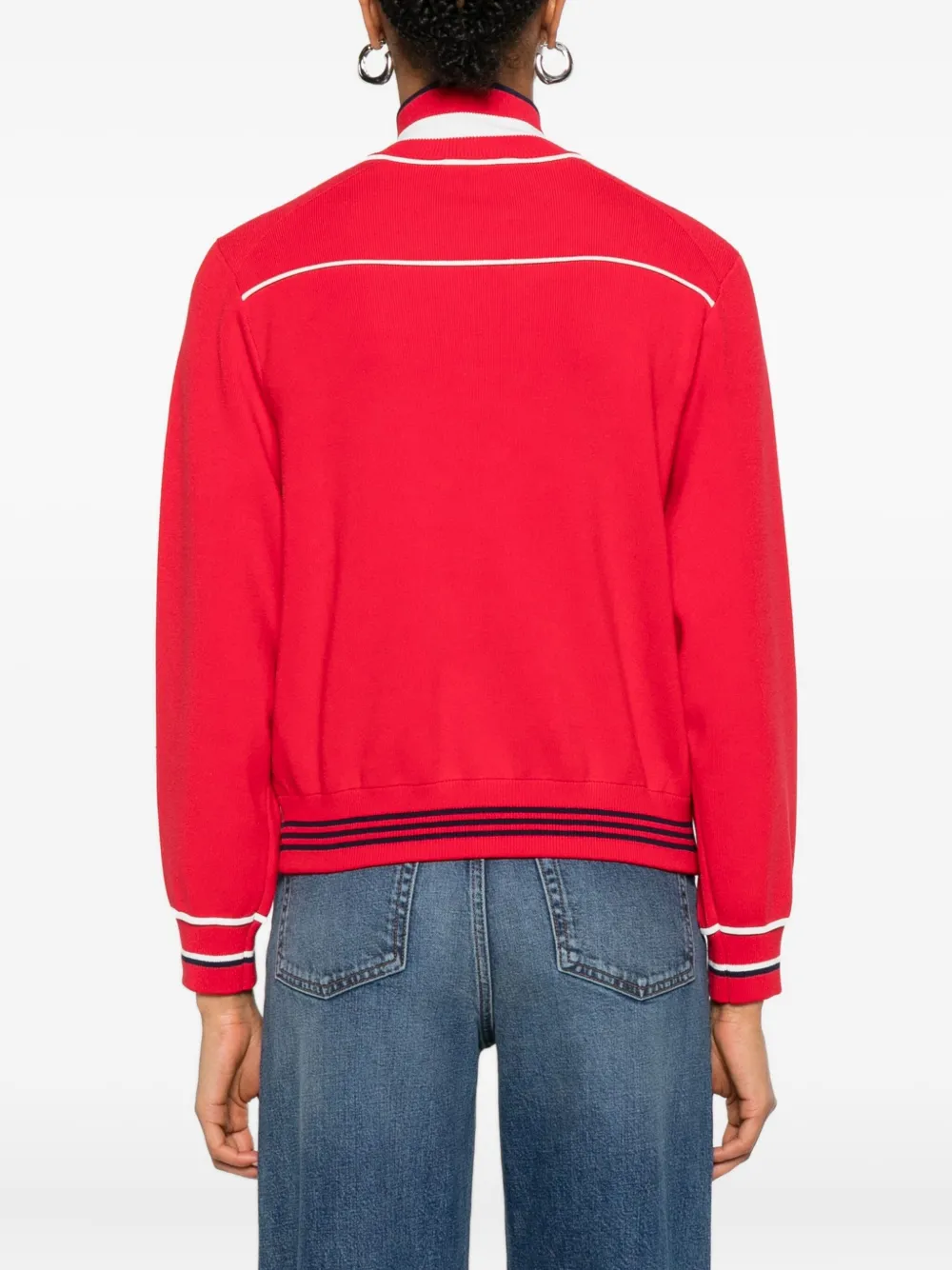 Maje Vest met rits Rood