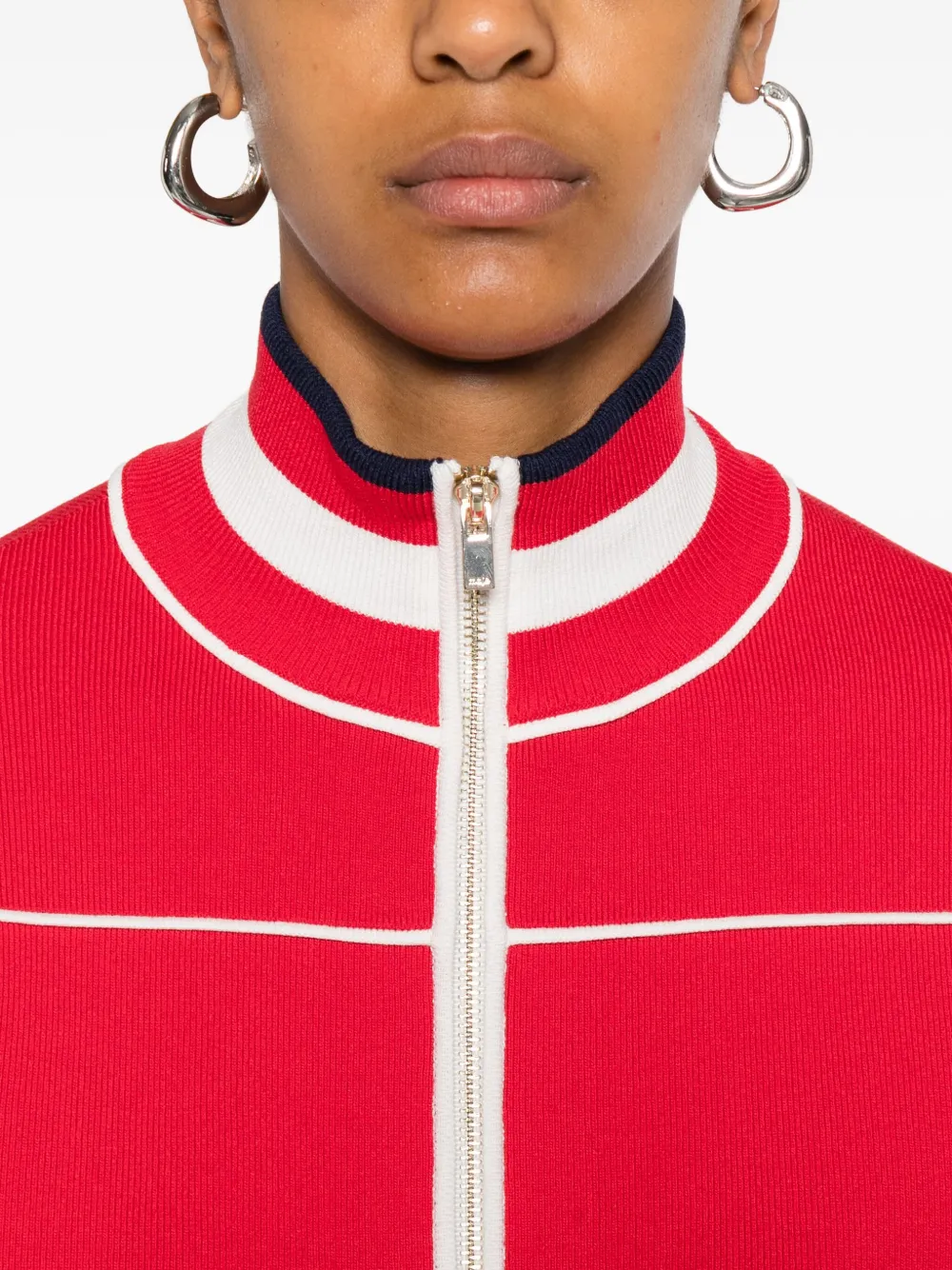 Maje Vest met rits Rood