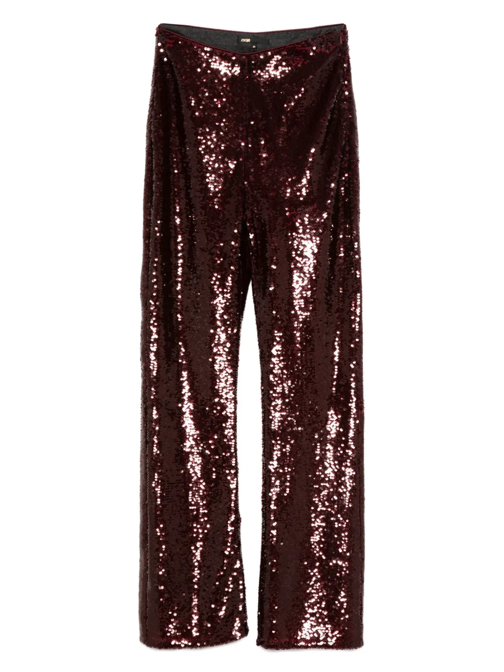 Maje sequin embellished trousers | Red | Image 1