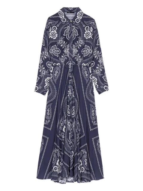 Maje bandana-print dress