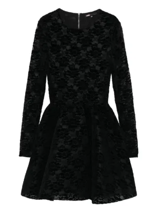champagne dress with black lace overlay Beige And Black Lace Maxi Dress main image 1
