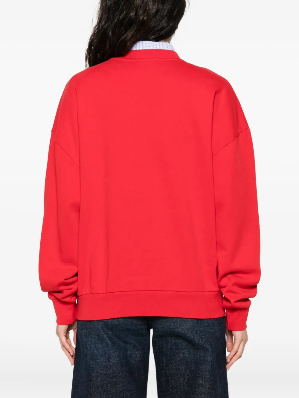 Maje Sweater verfraaid met Parijs Rood