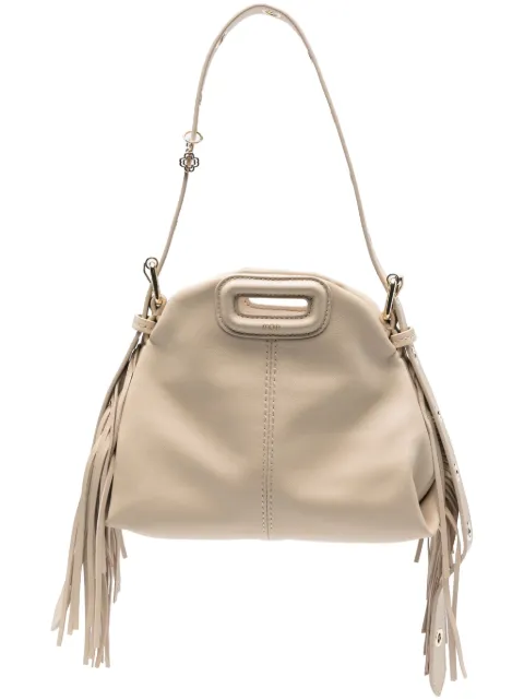 Maje mini Miss M fringed shoulder bag