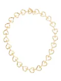 Maje heart-link necklace - Gold