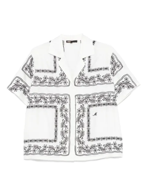 Maje embroidered shirt
