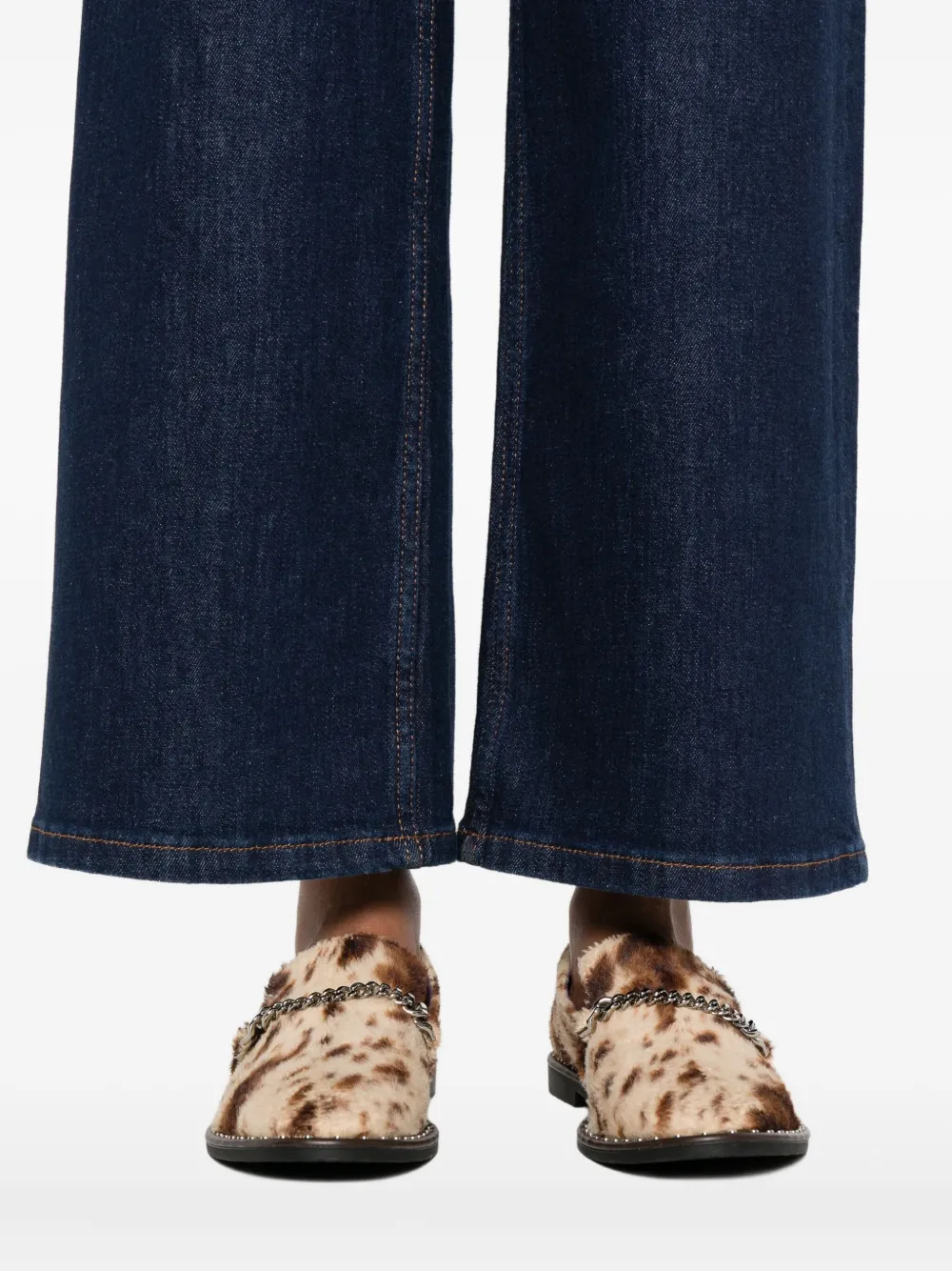 Maje Stretch-katoenen jeans Blauw