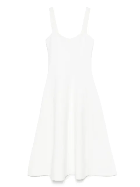 Maje perforated-design midi dress