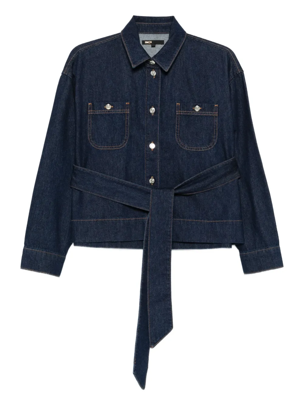 Maje Denim blouse Blauw
